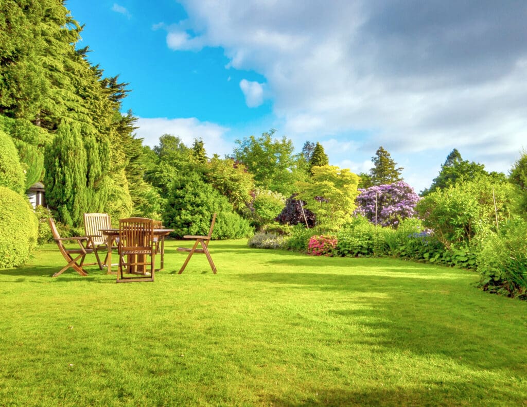English Garden in late summer