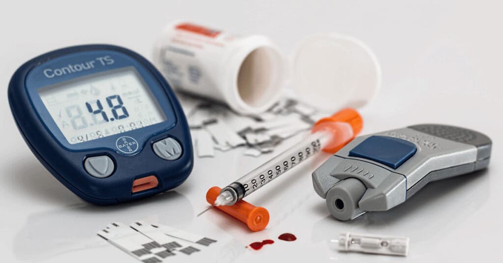 Needle, diabetic monitors.