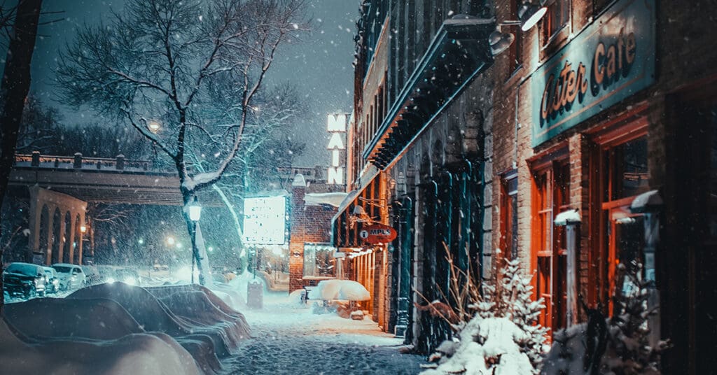 winter town