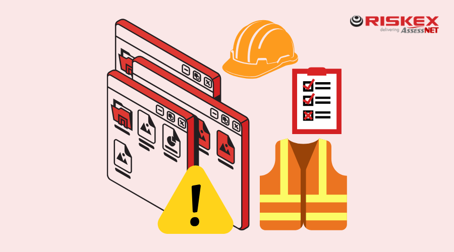 Health and safety related items and a warning sign by efiles