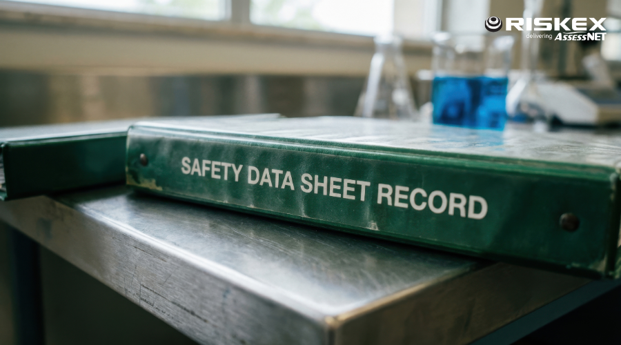Safety data sheet record book